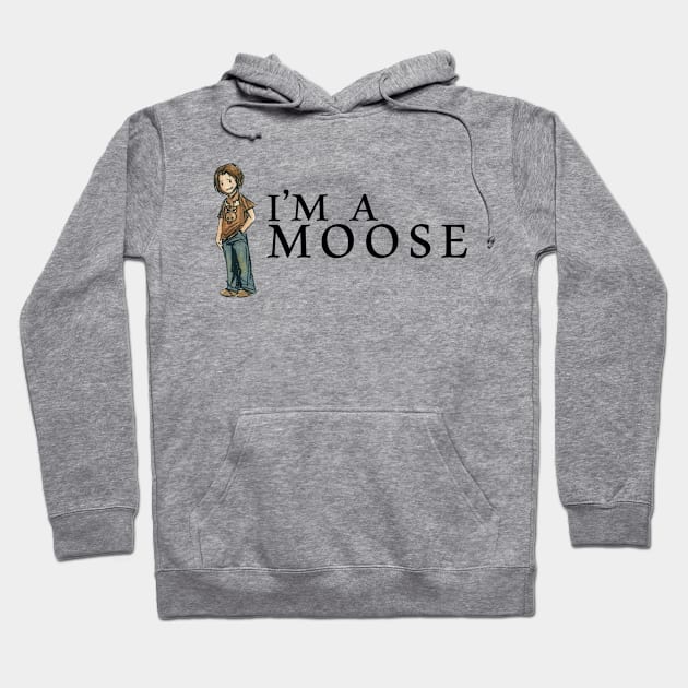 Moose Hoodie by AmberStone